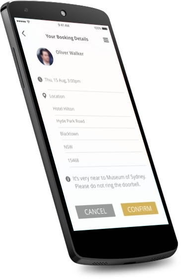 Comely - Android Personal Info Screen